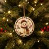 Holiday Tree Decorations Christmas Acrylic Hanging Ornament, Double Side Printed Decorative Piece Decor Pendant, Festive Home Decoration Gift