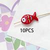 10pcs Handmade Craft Mini Fish Beads Cartoon Jewelry Making Material  Bracelet Making Kit