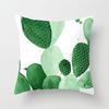 New Tropical Plant Fashionable Leaves Rainforest Pillow Case Cushion Cover Peach Leather Velvet Digital