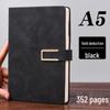 A5 Lambskin Deer Head Journal with Custom Logo - Premium Thick Notebook for Business Meetings