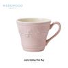 Wedgwood Joyful Holiday Pink Mug & Tea Caddy Set