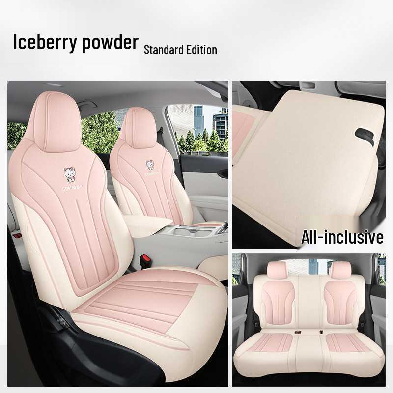 Geely Vision Cotton & Linen Seat Covers - All-Season, Full Coverage Universal Fit