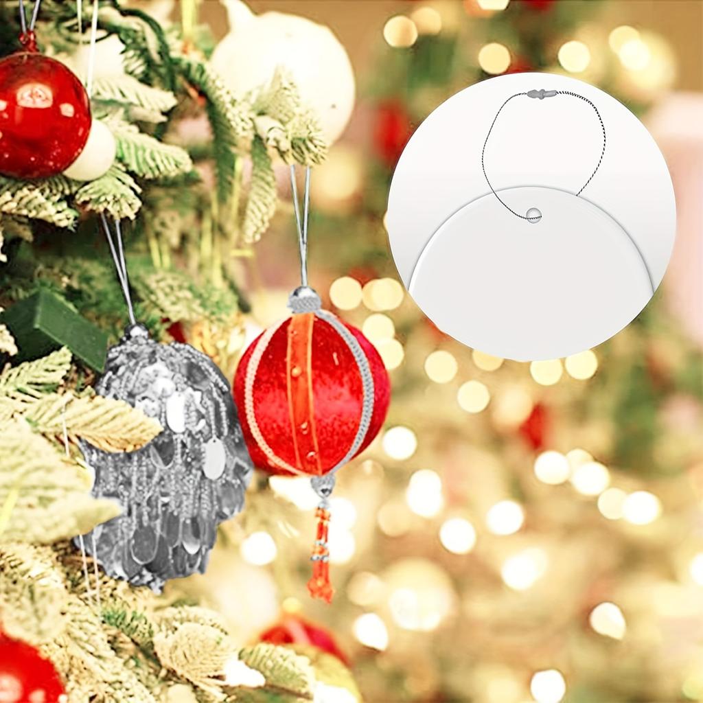 100pcs Christmas Decorations Hanger Rope, for Decoration Hanging Belt Snap Fastener Decorative for Christmas Tree Party Supplies