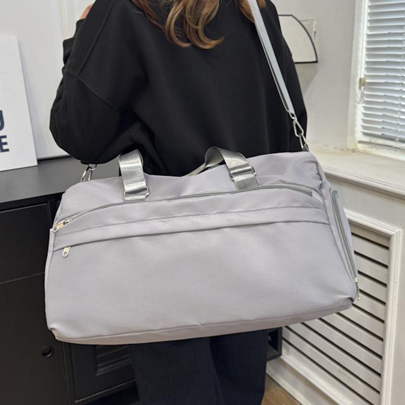 Downhill Travel Bag Short Distance Women's Light Sports Travel Bag Splicing Hand Held One Shoulder Crossbody Bag