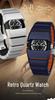In-Stock Black Tech Y2K Alien Armor Retro Watch with Luminous High-End Finish
