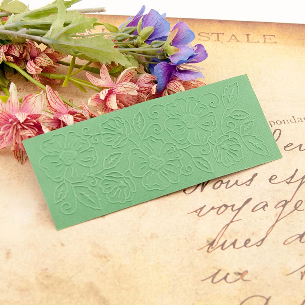 Flower Leaf Embossing Folder Template Photo Album Card Paper Making Decoration