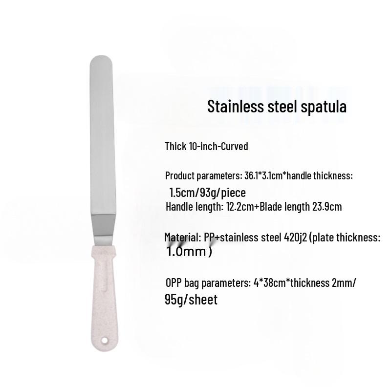 Wheat Straw Spatula & Cake Scraper Set