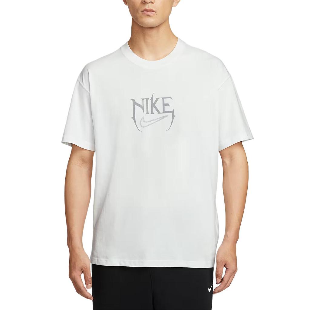 Nike Max90 T Shirts Men's White Crew Neck Moderate Straight Fit HJ3432-121
