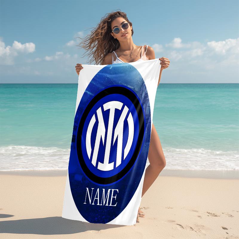 Personalized Nautical Crest Emblem Beach Towel Microfiber Beach Towel Thin Absorbent for Beach Swimming Yoga Bath Sports. 0910114