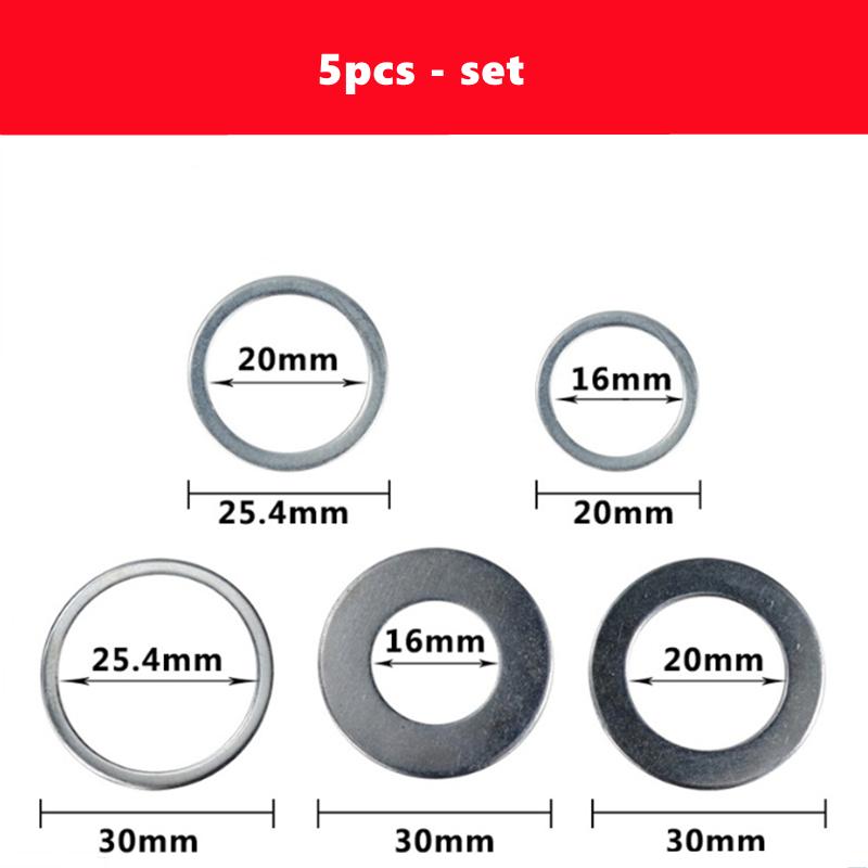 

Перехідне кільце для пилкового диска по дереву 16/20/25.4/30мм редукційне кільце перехідна шайба твердосплавний ріжучий диск перехідне кільце