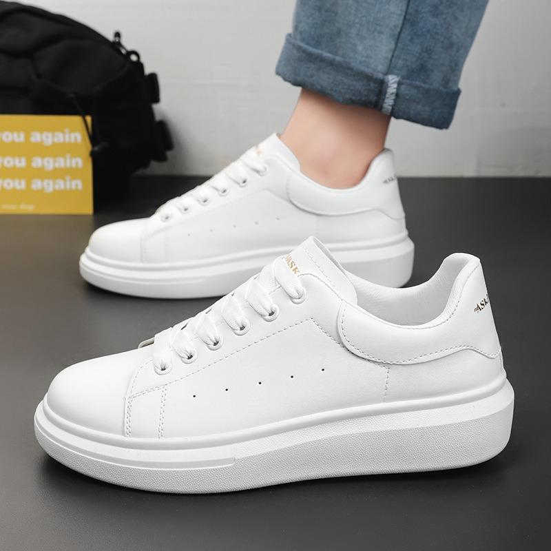 Spring men's shoes new breathable little white shoes men's trend versatile platform sports shoes casual board shoes trendy shoes