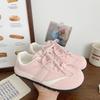 Pink Double Net Gump Training Shoes Female Ugly Cute Summer New Chic Niche Design Board Shoes Ballet