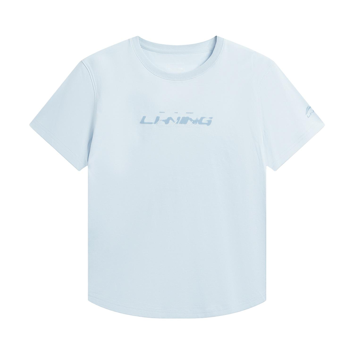 Li-Ning Quick-Dry Cool Round Neck Logo Sports T-Shirt Women tops ATSW624-4 S