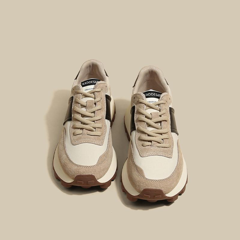 Yunfu~ Soft leather Forrest Gump shoes, sports shoes women's autumn new shoes women's shoes trendy ins casual shoes jogging shoes