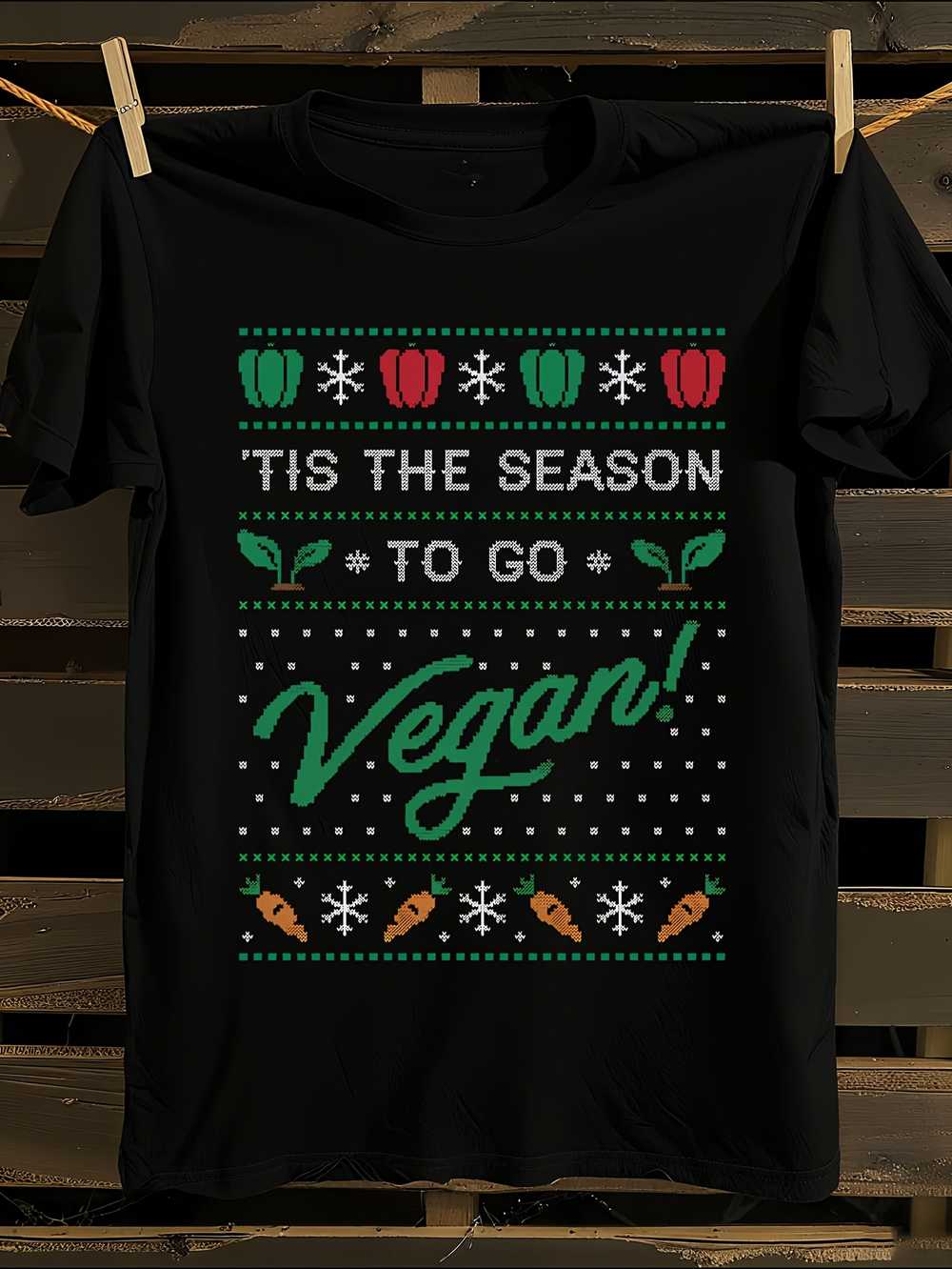 s Vegan Christmas T-Shirt S