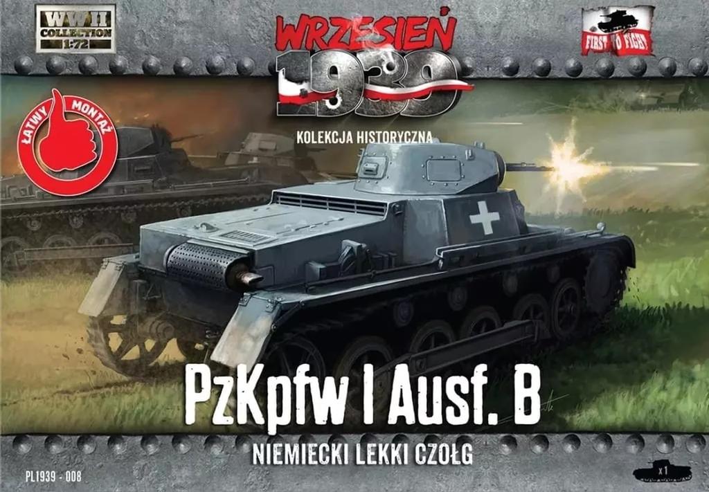 FTF 1/72 German Panzer 1 Ausf. B Plastic Model Kit PF72008 (Tank)