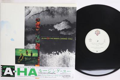 12inch Record AHA  Ive Been Losing You P3604 WARNER BROS 1986 Japan Obi Pop Used