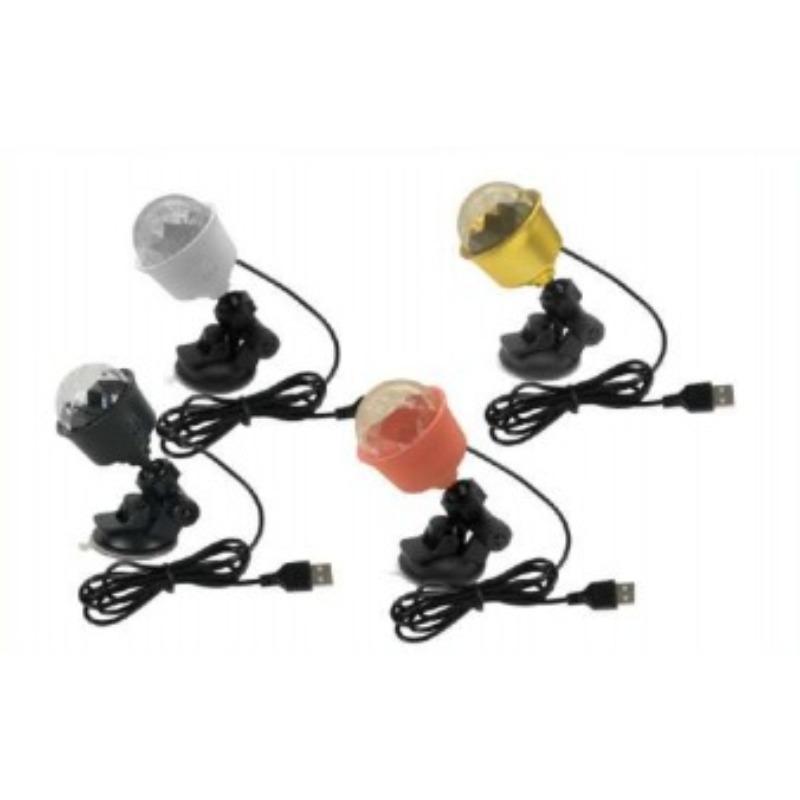 5V USB Powered RGB LED Stage Disco DJ Light Magic Dance Projector Atmosphere ShowLamp for Car Christmas Gift KTV Party Club