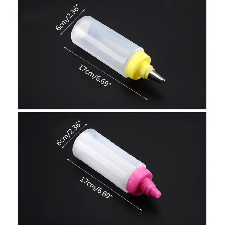 Squeeze Bottles for DIY Cupcake Cookie Cake Decorating Sugarcraft Baking