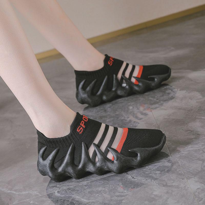 Flying knitting sneakers socks octopus gym treadmill shoes yoga indoor and outdoor soft soles lightweight