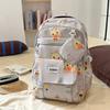 Cartoon Print Student Schoolbag Women's Backpack Large Capacity Backpack