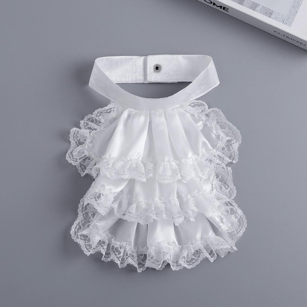 Ruffled Vintage Victorian Costume Detachable Fake Collar Accessory Set Cosplay Accessory