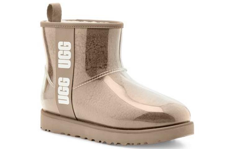 Women's Sneakers UGG Classic Clear Mini Large Logo Fleece Lined '' Women's