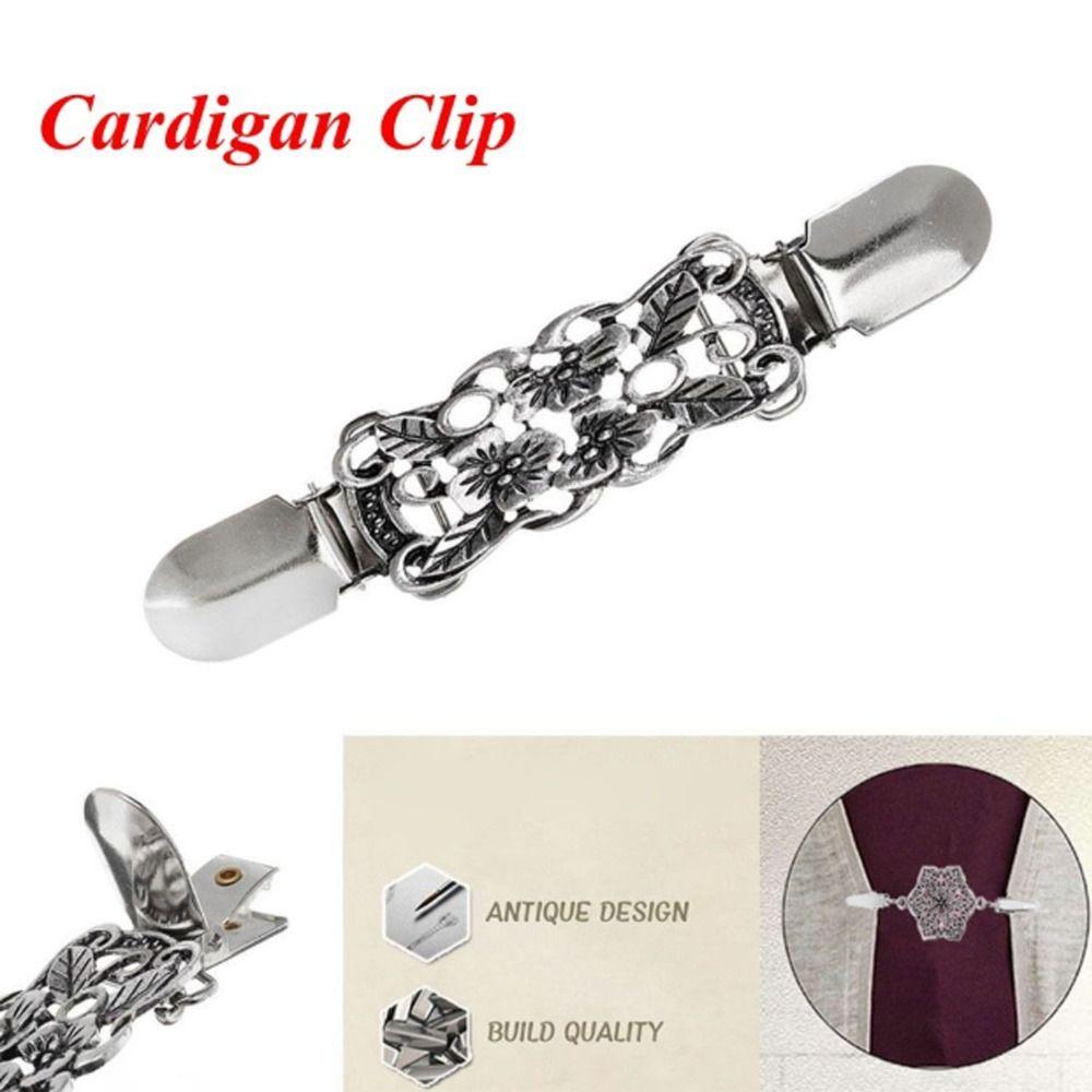 Trendy New Winter Retro Cardigan Clip Duck Clip Clasps Shawl Brooch Sweater Blouse Pin
