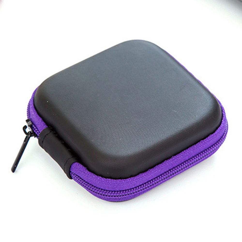 Hülle Aufbewahrungstasche für Kopfhörer Ohrhörer In-Ear-Kopfhörer Trage Hartschalenetui Box für Schlüssel Münze Reise Kopfhörerzubehör