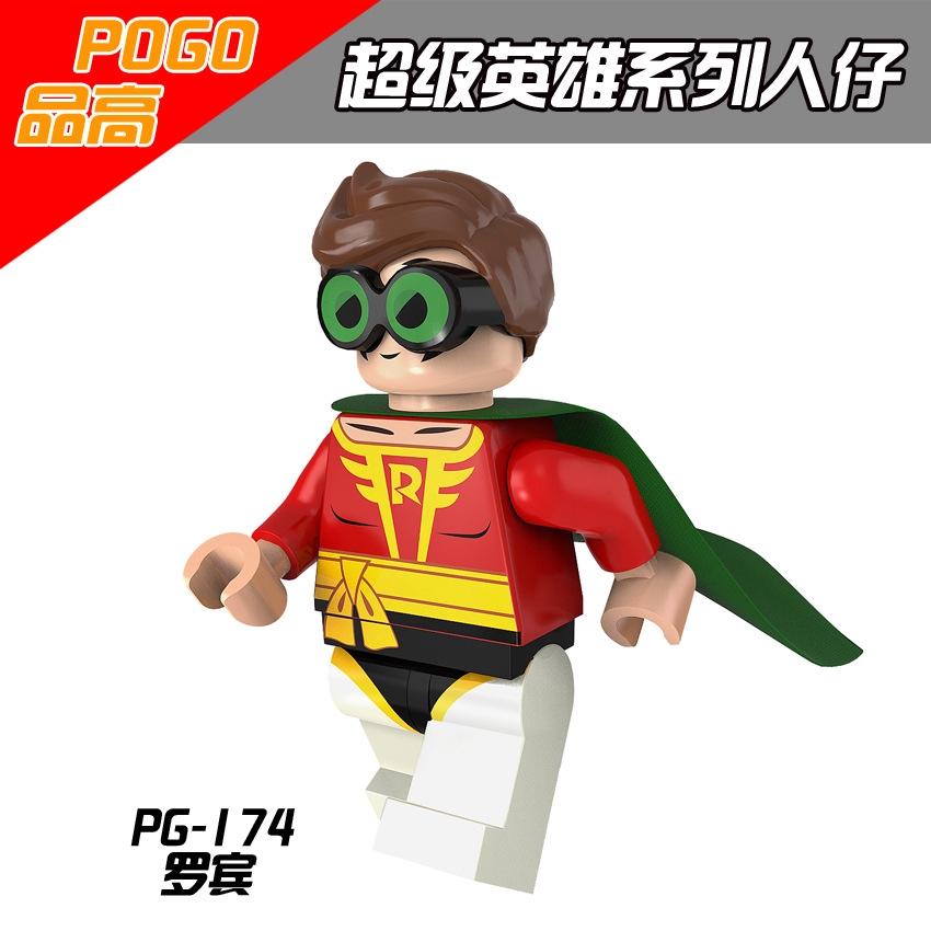 Batman Riddler Minifigures Robin Superhero Building Blocks Kids Toys PG8046