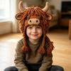 Beginner Friendly Crochet Tools Animal Hood Hat Kit, DIY Earflap Project for Weekend Cute Craft Kit Beginners, Handmade Winter Headwear Learn