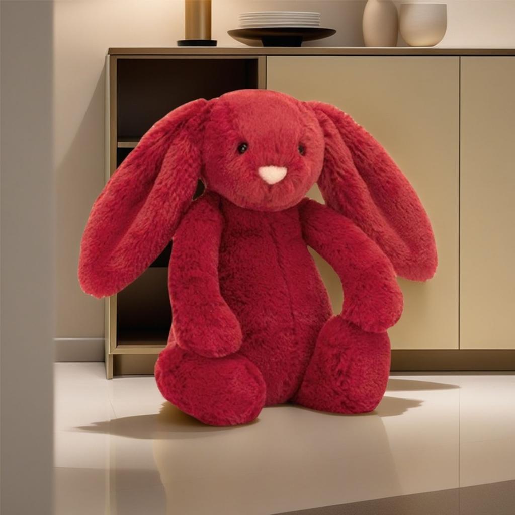 Dlouhé ucho Bunny Cartoon Toy Panenky pro děti Děti dárek k narozeninám
