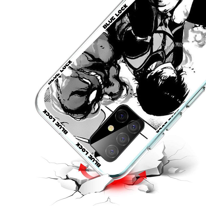 Anime Blue Lock Phone Case For Samsung Galaxy A17 A37 A57 A16 A26 A36 A56 A15 A25 A35 A55 A14 A24 A34 A54 A13 A23 A33 A53 A15 A2