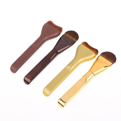 1/2 Adet Fondöten Makyaj Fırçası Seti Ultra İnce Üst Maske Fırçası Sıvı Krem Kozmetikler Karıştırma Güzellik Aracı Premium Hediye