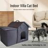 Waterproof Outdoor Cat & Small Dog Shelter - Rainproof, Cold Protection, Warm Tent House
