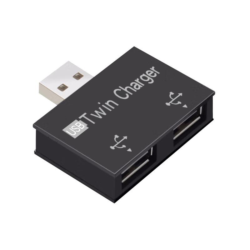 High-Speed USB Extender with Dual USB Charger - Portable and Convenient