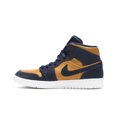 Air Air Jordan 1 Mid SE Premium Stain Gold 852542-401