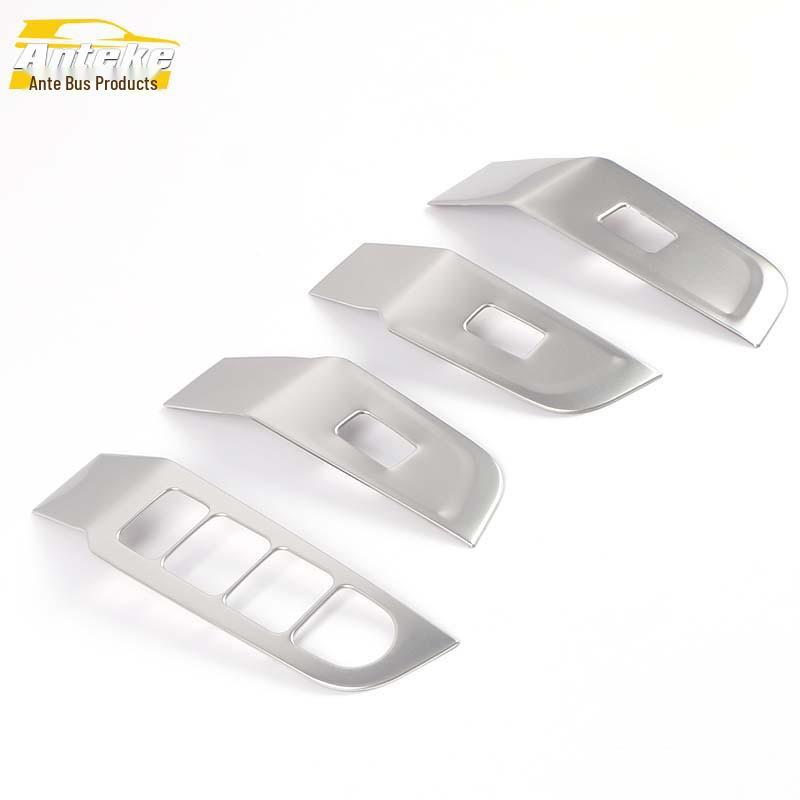 

Stainless Steel Glass Lift Panel Sequin & Window Armrest Button Decal (2020)