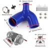 Für Yamaha FZR FZS SVHO SHO FX GP1800 Blaues Blow-Off-Ventil-Kit 50mm Aluminiumlegierung BOV Ablassventil
