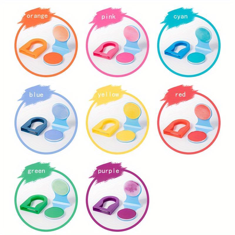 1 Stück 8 Stück Einweg-Haarfärbepulver, praktisch, Y2K-Haarstyling-Farbpulver für Halloween, Weihnachten, Cosplay, Partys