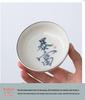 Hand-Painted Ceramic Tea Cup for Attracting Wealth and Blessings - Master Cup, Personal Single Cup Gift for Tea Tasting