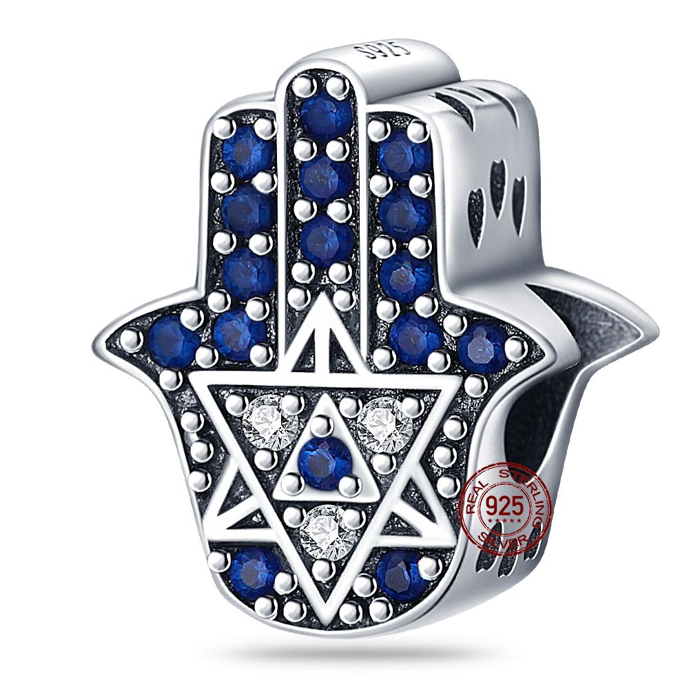 Copper Cross Bible Dove Holy Blessing Demon Eye Shiny Charm Bead Fit Pan Original Bracelet Diy Exquisite