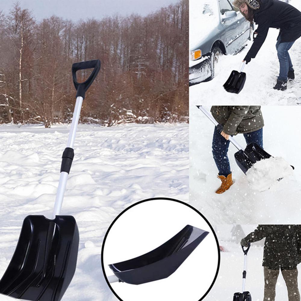 Kids Shovels For Digging Adjustable Winter Shovel With D-Grip Handle Multifunctional Sleigh Shovel Kids Digging Snow Shovel For