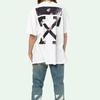 OFF WHITE Oversized Fit Caravaggio Arrows T Shirt OMAA038S201850040188
