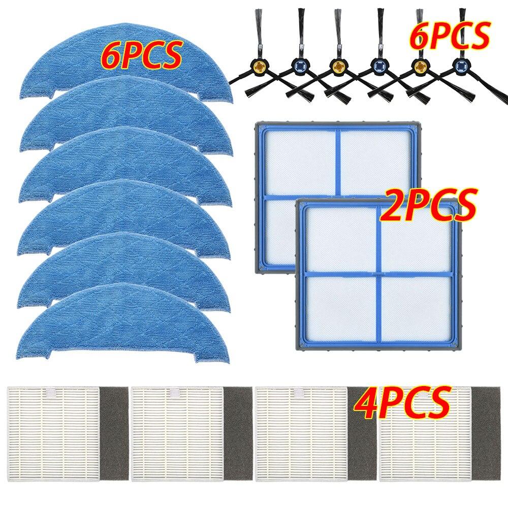 Robot Vacuum Cleaner HEPA Filter Side Brush Mop for Ilife V8 V8s X750 A7 X800 X785 V80 Robotic Vacuum Cleaner Parts Accessories