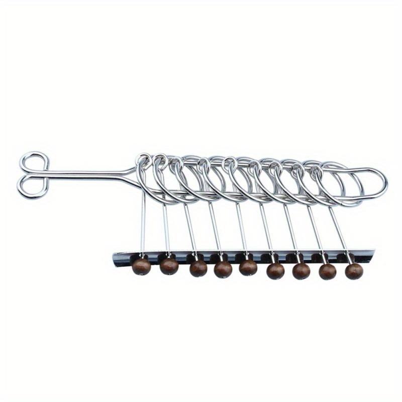Nine Link Complete Set of Stress Relieving Luban High Difficulty Puzzle Brain Burning Second Level Leisure Toys Intelligence.