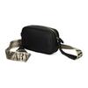 Emporio Armani Classic Printed Logo Faux Leather And Polyurethane Shoulder Crossbody Bag Unisex bags Black EW000-537AF-12103