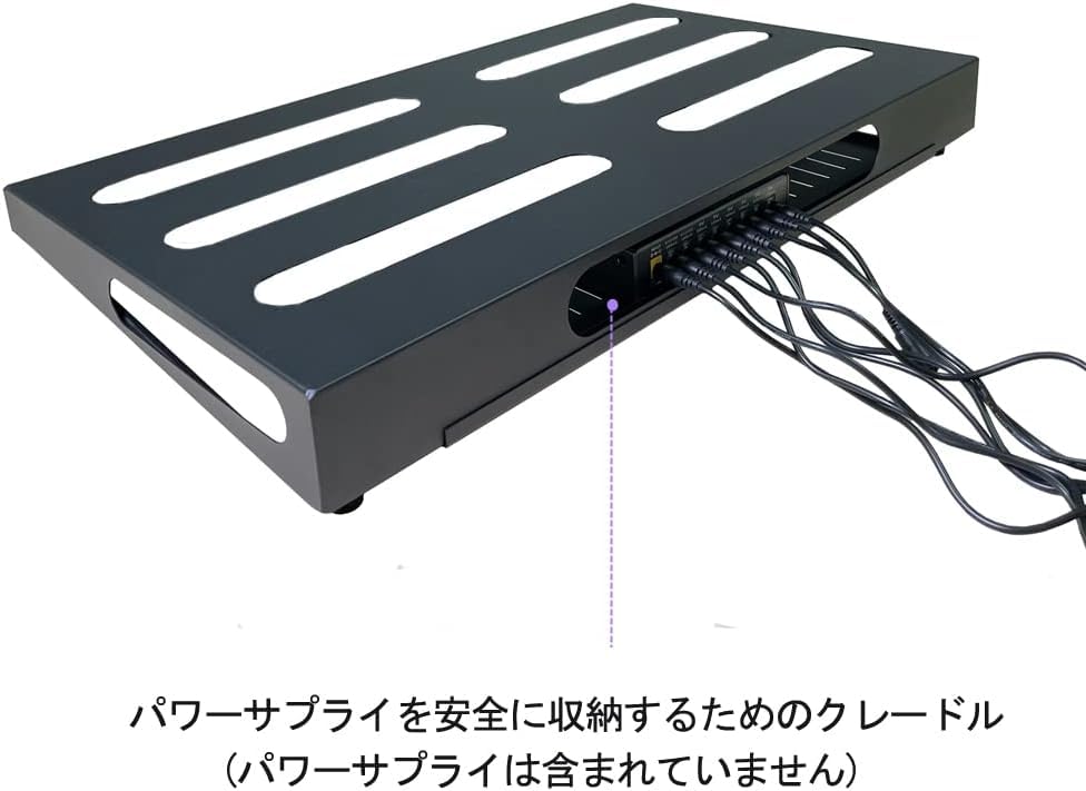 GOKKO Guitar Effects Pedal Board with Storage Bag (L-Black)