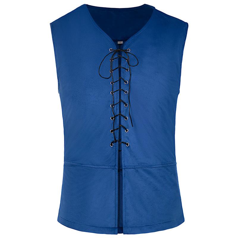 Halloween Medieval Punk Top Hat Beard Men Pants Vest Steam Jacket Gothic Victorian Era Suit Accessories