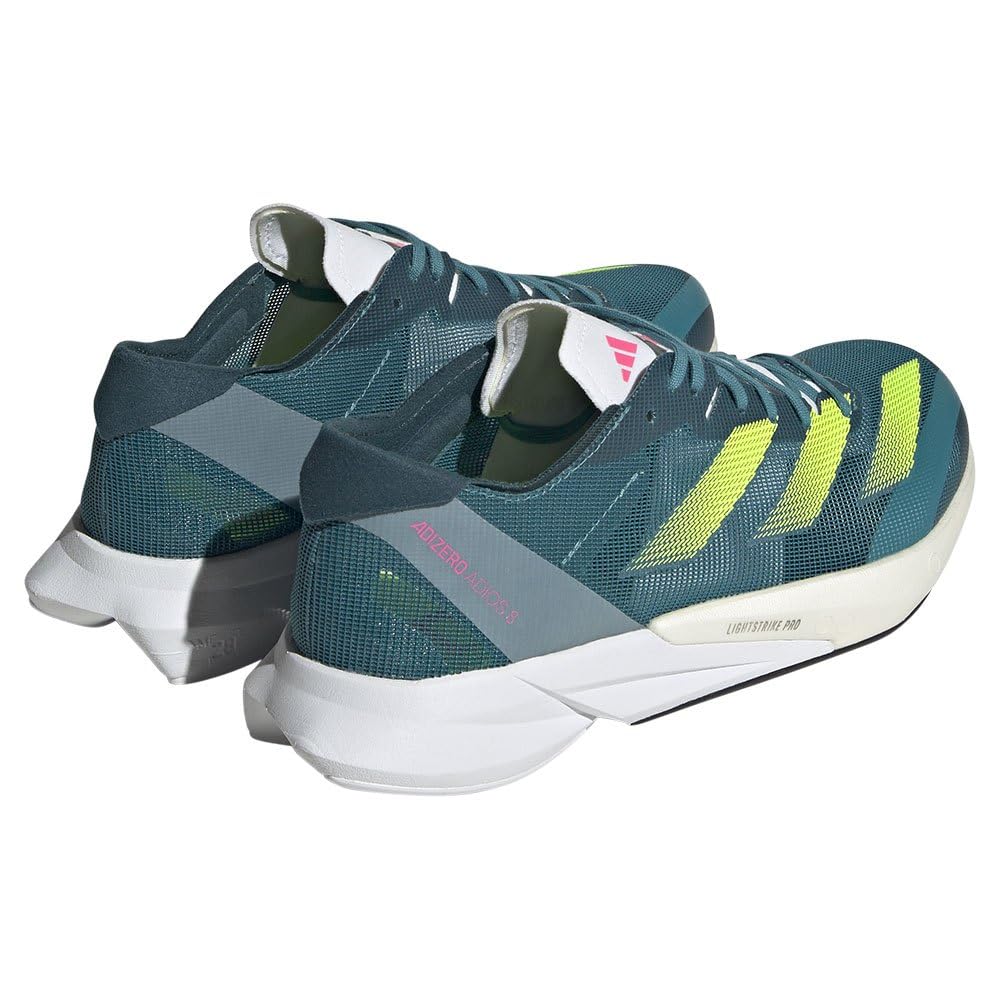 Adidas Adizero Japan 8W Women's Running Shoes, Size 23.5, Blue Gray and Lemon Yellow